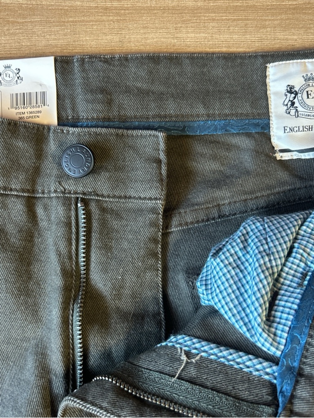 English Laundry‎ Men's Grey Twill Pants